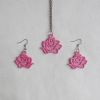 FSL Flower Earrings And Pendant 2 04