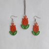 FSL Flower Earrings And Pendant 2 09