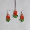 FSL Flower Earrings And Pendant 2 09