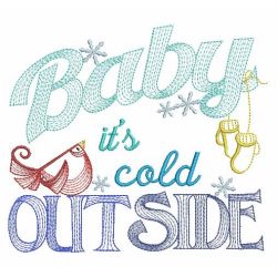 Cold Outside 04(Lg) machine embroidery designs