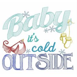 Cold Outside 04(Sm) machine embroidery designs
