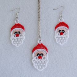 FSL Christmas Earrings And Pendant 07 machine embroidery designs