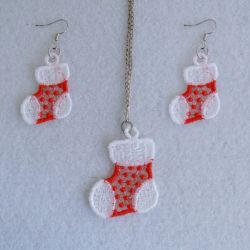 FSL Christmas Earrings And Pendant 09 machine embroidery designs