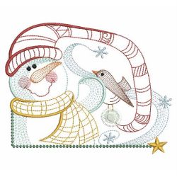 Vintage Country Snowman 06(Sm) machine embroidery designs