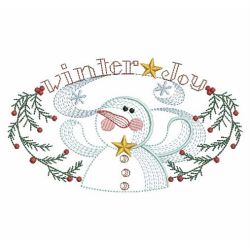 Vintage Country Snowman 08(Lg)