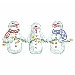 Vintage Country Snowman 11(Sm) machine embroidery designs