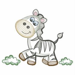 Rippled Safari Animals 03(Lg) machine embroidery designs