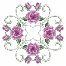 Pearl Roses Quilt 8 01(Md) machine embroidery designs