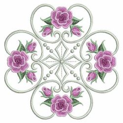 Pearl Roses Quilt 8 02(Sm) machine embroidery designs