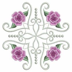 Pearl Roses Quilt 8 03(Md) machine embroidery designs