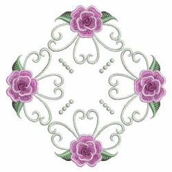 Pearl Roses Quilt 8 05(Sm) machine embroidery designs