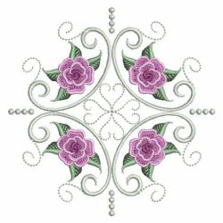 Pearl Roses Quilt 8 07(Md) machine embroidery designs