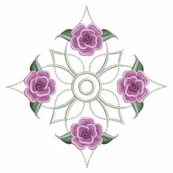 Pearl Roses Quilt 8 09(Sm) machine embroidery designs