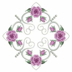 Pearl Roses Quilt 8 10(Lg) machine embroidery designs