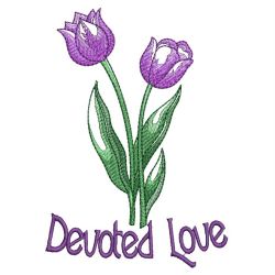 Watercolor Tulips 2 03(Md) machine embroidery designs