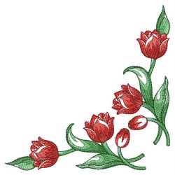 Watercolor Tulips 2 06(Lg) machine embroidery designs