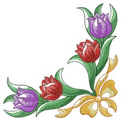 Watercolor Tulips 2 08(Sm) machine embroidery designs