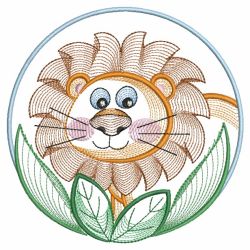 Rippled Safari Animals 2(Md) machine embroidery designs