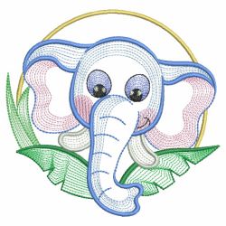 Rippled Safari Animals 2 07(Sm) machine embroidery designs