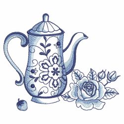 Delft Blue Tea Time 3 02(Sm) machine embroidery designs