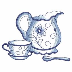 Delft Blue Tea Time 3 04(Lg)