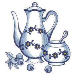 Delft Blue Tea Time 3 12(Lg) machine embroidery designs
