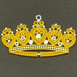 FSL Royal Crown Ornament 03 machine embroidery designs