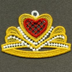 FSL Royal Crown Ornament 04 machine embroidery designs