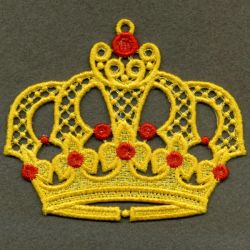 FSL Royal Crown Ornament 07 machine embroidery designs