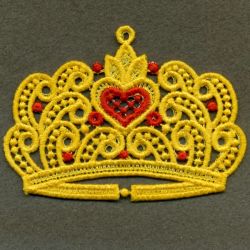 FSL Royal Crown Ornament 09 machine embroidery designs