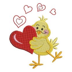 Valentine Animals 05 machine embroidery designs