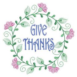 Be Thankful 03(Lg) machine embroidery designs