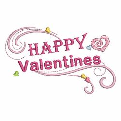 Happy Valentines Day 08 machine embroidery designs