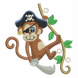 Pirate Animals 08 machine embroidery designs