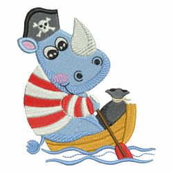 Pirate Animals 10 machine embroidery designs