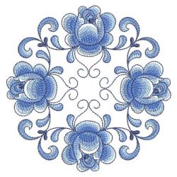 Delft Blue Roses 2 14(Lg)