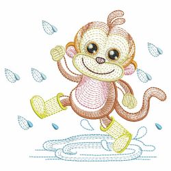 Rippled Dancing In The Rain 03(Lg) machine embroidery designs