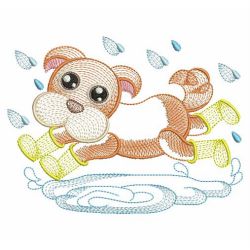Rippled Dancing In The Rain 05(Lg) machine embroidery designs
