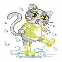 Rippled Dancing In The Rain 07(Lg) machine embroidery designs