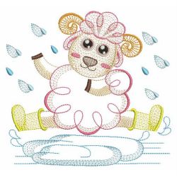 Rippled Dancing In The Rain 10(Md) machine embroidery designs