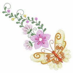Rippled Dancing Butterflies 2 09(Md) machine embroidery designs