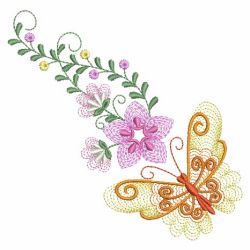 Rippled Dancing Butterflies 2 09(Lg) machine embroidery designs