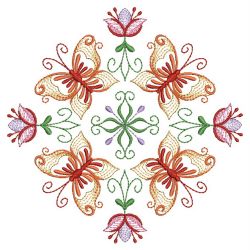 Butterfly Quilt Blocks 8 03(Lg) machine embroidery designs