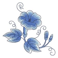 Delft Blue Bloom 2 machine embroidery designs