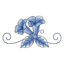 Delft Blue Bloom 2 12 machine embroidery designs