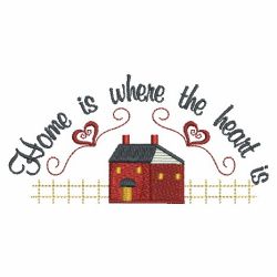 Home Is Where The Heart Is 02 machine embroidery designs