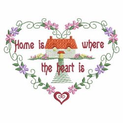 Home Is Where The Heart Is 03 machine embroidery designs