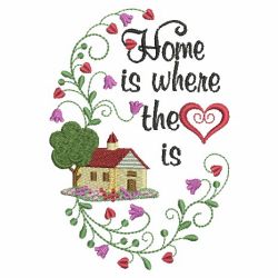 Home Is Where The Heart Is 08 machine embroidery designs