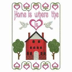 Home Is Where The Heart Is 10 machine embroidery designs