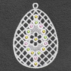 FSL Crystal Easter Eggs 10 machine embroidery designs